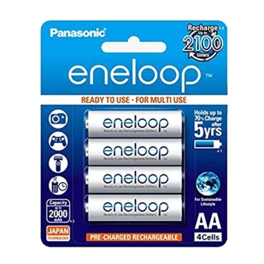 Panasonic Eneloop AA 1.900mAh & AAA 800mAh - Pin NiMH Sạc Lại, Giá 239.799₫ 2 Panasonic Eneloop AA 1.900mAh & AAA 800mAh - Pin NiMH Sạc Lại, Giá 239.799₫ 2