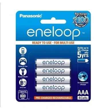 Panasonic Eneloop AA 1.900mAh & AAA 800mAh - Pin NiMH Sạc Lại, Giá 239.799₫ 3 Panasonic Eneloop AA 1.900mAh & AAA 800mAh - Pin NiMH Sạc Lại, Giá 239.799₫ 3