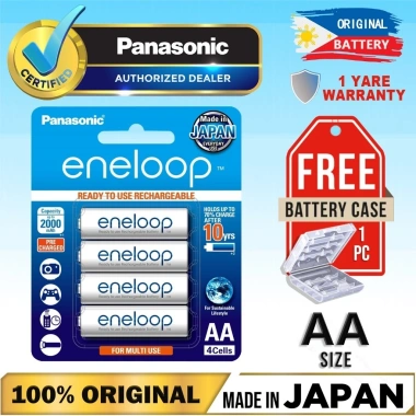 Panasonic Eneloop Pro MADE IN JAPAN Pin sạc AA 2.550mAh/AAA 900mAh + Bộ sạc BQ-CC51 - 145.000₫ 6 Panasonic Eneloop Pro MADE IN JAPAN Pin sạc AA 2.550mAh/AAA 900mAh + Bộ sạc BQ-CC51 - 145.000₫ 6