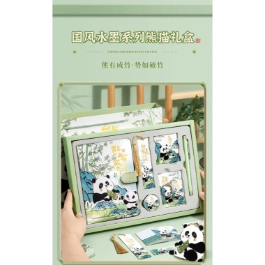 Panda Notebook Hộp Quà Tặng Sổ Tay Cao Cấp Phong Cách Trung Quốc - Quà Sinh Nhật, Tuyển Sinh, Tốt Nghiệp 9