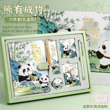 Panda Notebook Hộp Quà Tặng Sổ Tay Cao Cấp Phong Cách Trung Quốc - Quà Sinh Nhật, Tuyển Sinh, Tốt Nghiệp 10
