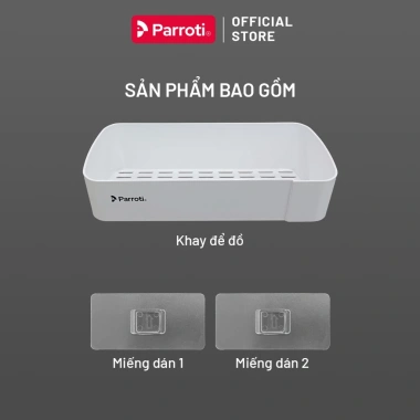 Parroti Trophy TP-01 Giá để đồ nhà tắm đa năng, kệ bếp và kệ dán tường cao cấp - chỉ 84.999₫ 8