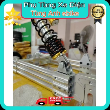 Pat lắp 2 phuộc sau cho gắp 3 ống CNC kèm ốc Độ bền cao, lắp nhanh, giá 178.000₫