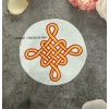 Patch thêu đồng tâm hình tròn gắn áo dài ủi nhiệt, bền đẹp, giảm giá 15.000 VND 5