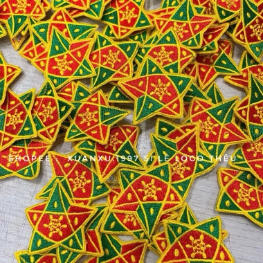 Patch vải thêu ngôi sao Trung Thu gắn áo và kẹp tóc siêu đẹp - Giá chỉ 7.000₫