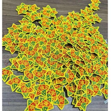 Patch vải thêu ngôi sao Trung Thu - Gắn kẹp tóc áo, siêu đẹp, giá sỉ 140.000₫