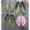 Patch vải ủi nhiệt đôi cánh thêu đính to đẹp - Miếng vá áo, sticker, logo thêu 19k