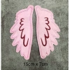 Patch vải ủi nhiệt đôi cánh thêu đính to đẹp - Miếng vá áo, sticker, logo thêu 19k 5