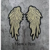 Patch vải ủi nhiệt đôi cánh thêu đính to đẹp - Miếng vá áo, sticker, logo thêu 19k 9