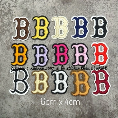 Patch vải ủi nhiệt thêu chữ B Bubery – Miếng vá quần áo, sticker ủi nhiệt, chỉ 7.450₫ Patch vải ủi nhiệt thêu chữ B Bubery – Miếng vá quần áo, sticker ủi nhiệt, chỉ 7.450₫