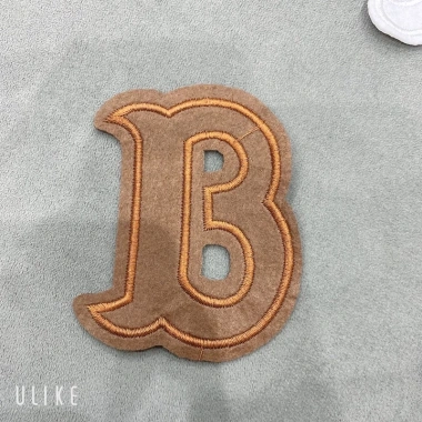 Patch vải ủi nhiệt thêu chữ B Bubery – Miếng vá quần áo, sticker ủi nhiệt, chỉ 7.450₫