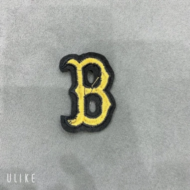 Patch vải ủi nhiệt thêu chữ B Bubery – Miếng vá quần áo, sticker ủi nhiệt, chỉ 7.450₫