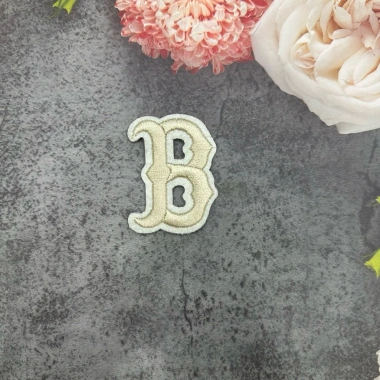 Patch vải ủi nhiệt thêu chữ B Bubery – Miếng vá quần áo, sticker ủi nhiệt, chỉ 7.450₫