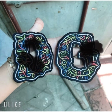 Patch vải ủi nhiệt thêu chưc DGGG hoa 7 màu Giá 14.900đ, dễ dán, bền lâu 2 Patch vải ủi nhiệt thêu chưc DGGG hoa 7 màu Giá 14.900đ, dễ dán, bền lâu 2