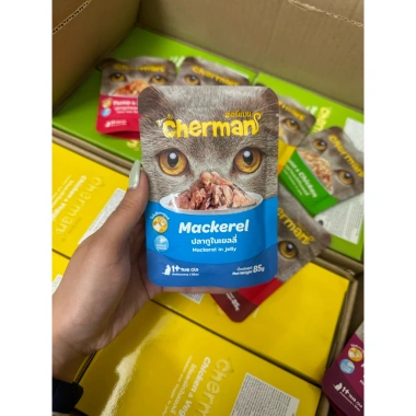 Pate Cherman Thái Lan nội địa cao cấp cho mèo – Giá 42.000đ, nhập trực tiếp 5