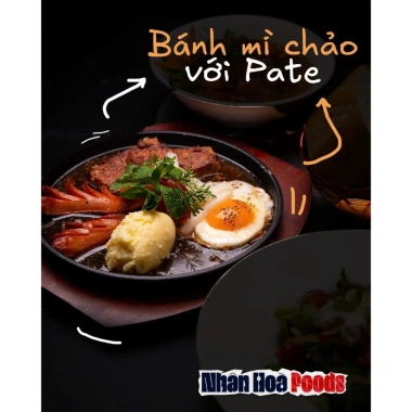Pate Nhân Hòa Foods 150g không chất bảo quản - Giá 46.000đ, ngon thơm, dinh dưỡng 8