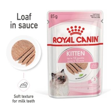 Pate Royal Canin Kitten 85g – 21H, Dinh Dưỡng Mèo Con & Mẹ Mang Thai, 48.000đ 10