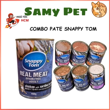 Pate SNAPPY TOM 400g Thịt Cá Thật: Hoả Tốc 21H, Mắt Sáng Lông Mượt, Giá 38.000đ 2