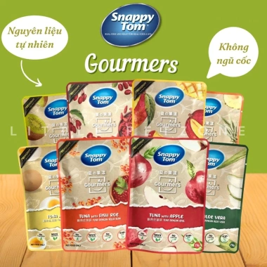 Pate SNAPPY TOM Trái Cây Rau Củ 70g - Thức Ăn Ướt Dinh Dưỡng Cho Mèo Mọi Tuổi, Giá 19.500đ