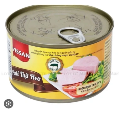 Pate Thịt Heo Vissan 397g - Hộp Đóng Gói Tiện Lợi, Hạn Sử Dụng 2.028, Giá giảm 67.063 VND