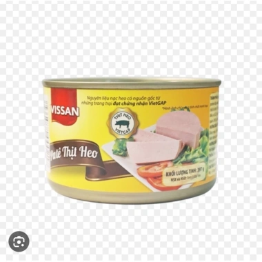 Pate Thịt Heo Vissan 397g - Hộp Đóng Gói Tiện Lợi, Hạn Sử Dụng 2.028, Giá giảm 67.063 VND