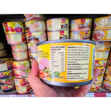 Pate Thịt Heo Vissan 397g - Hộp Đóng Gói Tiện Lợi, Hạn Sử Dụng 2.028, Giá giảm 67.063 VND
