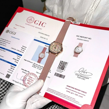 Patek 5.072 bọc vàng 18k, kim cương baguet moissanite 35mm - máy thuỵ sỹ 2.892, kính shaphie nguyên khối, giá ưu đãi 35 triệu Patek 5.072 bọc vàng 18k, kim cương baguet moissanite 35mm - máy thuỵ sỹ 2.892, kính shaphie nguyên khối, giá ưu đãi 35 triệu