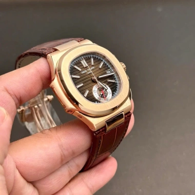 Patek 5.980 40mm phiên bản cao cấp - Kính sapphire nguyên khối, máy thuỷ sĩ, mạ vàng 18k, giảm giá 17.9tr 8 Patek 5.980 40mm phiên bản cao cấp - Kính sapphire nguyên khối, máy thuỷ sĩ, mạ vàng 18k, giảm giá 17.9tr 8