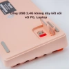 Paynan 702Pro - Bàn phím không dây chống ồn, 3 chế độ Cáp/USB2.4G/Bluetooth, RGB, pin 4.000mAh, 500k 4