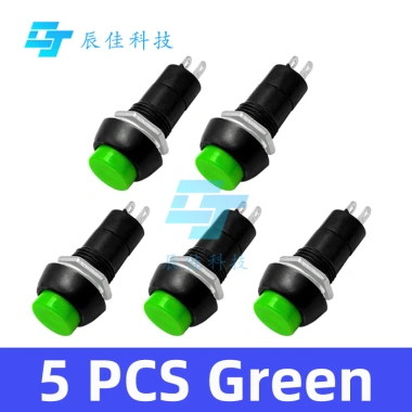 PBS-11B 2PIN 12mm Nút Nhấn Không Khóa Tự Khóa Bật Tắt 3A 150V Đen Xanh Đỏ Vàng Giá Ưu Đãi 47.774₫