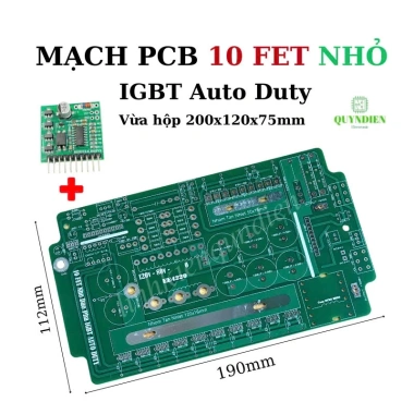 PCB 10FET IGBT Auto Duty - Bo mạch kích điện kèm dao động lắp sẵn, giá ưu đãi 73,623đ - QUỲNH DIỄN 10