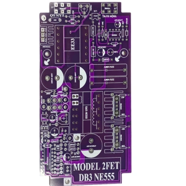 PCB 2 FET nhỏ + lớn, bo mạch kịch điện băm DB3 trộn 555 FR4 - chỉ 38.000 VNĐ 2