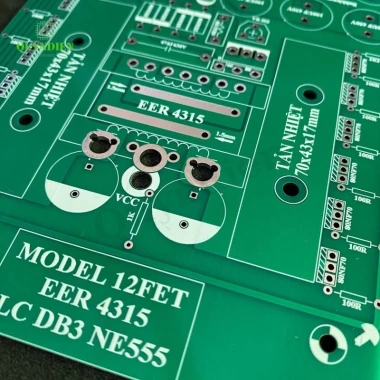 PCB bo mạch 12FET LC DB3 NE555 - KA3.525 Biến áp máy hàn E43 FR4, giá chỉ 68.000 VND 6