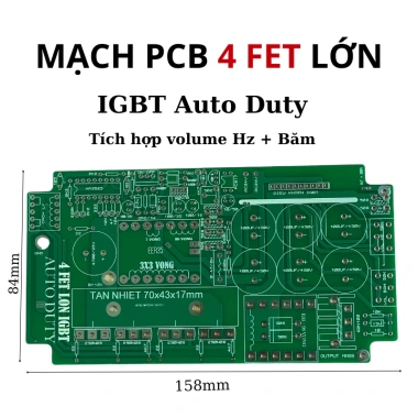 PCB Bo Mạch Kích Điện 4 FET Lớn IGBT Auto Duty - Linh Kiện Quỳnh Diễn, 45.000đ 10