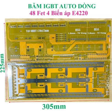 PCB Mạch Băm IGBT Auto 46-96 FET - Độ Chính Xác Cao, Giá Ưu Đãi 58.500₫ 5
