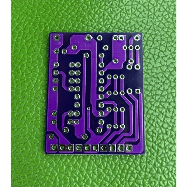 PCB nguồn 24FET nhỏ 2 biến áp EE43 - Inverter 12V DC ra AC, FR4, giá 135.000 VND