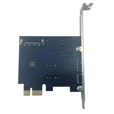 PCIe X1 sang 2 Cổng C+ + 2 USB 3.2 Gen1 5Gbps HUB, nguồn 4Pin, mở rộng thẻ