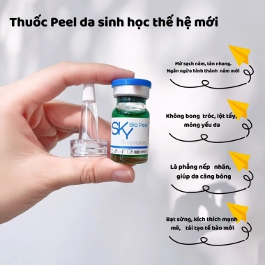 Peel Da Sinh Học SKY BIO - Dưỡng ẩm, Ngăn bong tróc da mặt và tay, 890.000 VND 2 Peel Da Sinh Học SKY BIO - Dưỡng ẩm, Ngăn bong tróc da mặt và tay, 890.000 VND 2