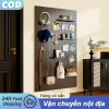 Pegboard Kim loại 150x80cm Kệ treo tường 20 móc - Giá 271.000đ, dụng cụ và đồ phần cứng