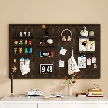 Pegboard Kim loại 150x80cm Kệ treo tường 20 móc - Giá 271.000đ, dụng cụ và đồ phần cứng 2 Pegboard Kim loại 150x80cm Kệ treo tường 20 móc - Giá 271.000đ, dụng cụ và đồ phần cứng 2