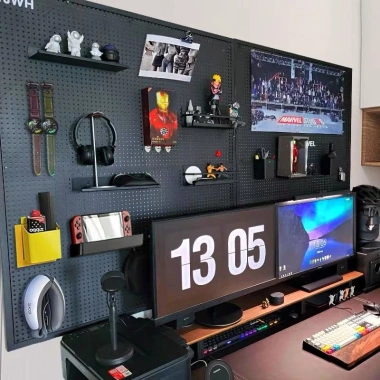 Pegboard Kim loại 150x80cm Kệ treo tường 20 móc - Giá 271.000đ, dụng cụ và đồ phần cứng 9 Pegboard Kim loại 150x80cm Kệ treo tường 20 móc - Giá 271.000đ, dụng cụ và đồ phần cứng 9