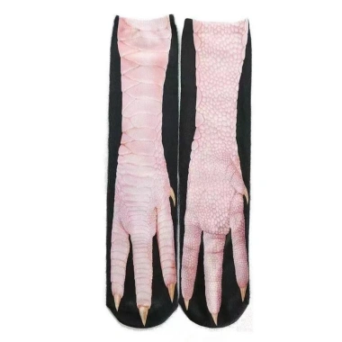 PENEAKY Tất Chó Mèo Khủng Long Hổ In Thoáng Khí Cotton Quà Tặng Giáng Sinh