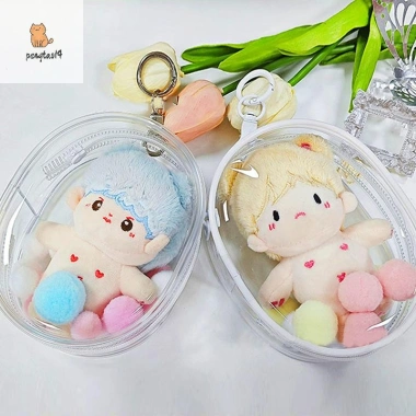 Pengtao14 10CM Búp Bê Túi PVC Trong Suốt Hiển Thị Anime Bảo Quản Giảm Giá 65.450 VND