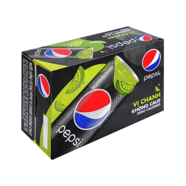 Pepsi Chanh Zero Calo 390ml - Thùng 24 chai, Giá 255.000₫, Hương chanh tươi mát 2 Pepsi Chanh Zero Calo 390ml - Thùng 24 chai, Giá 255.000₫, Hương chanh tươi mát 2