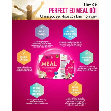 Perfect Eo Meal - Bữa ăn dinh dưỡng lành mạnh, hỗ trợ ăn kiêng, kiểm soát vóc dáng & cân nặng, giảm giá 499.000 VND 3 Perfect Eo Meal - Bữa ăn dinh dưỡng lành mạnh, hỗ trợ ăn kiêng, kiểm soát vóc dáng & cân nặng, giảm giá 499.000 VND 3