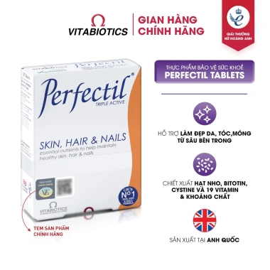 Perfectil 30 viên – Thực phẩm bảo vệ sức khỏe, hỗ trợ làm đẹp da, bổ biotin, vitamin ngừa oxy hoá – Giá chỉ 496.000đ 2