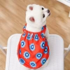 Pet Sling Dress Flower Bud Loại D Khóa – Dây kéo đa mùa, thoáng khí cho chó mèo 5