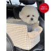 PetSafe Ghế ngồi ô tô chó mèo - Đệm mềm, đai an toàn, tăng cường, SUV du lịch
