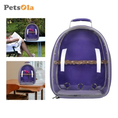 Petsola Ba lô vải Oxford cho Vẹt: Túi đựng chim có cửa sổ nhìn thấy, lồng thú cưng tiện lợi, giá ưu đãi 295,900₫ 7