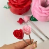 PfultR 10 miếng nĩa trái cây thép không gỉ hình hoa hồng - Dễ dàng hái trái, trang trí nhà, giảm giá 102.740₫